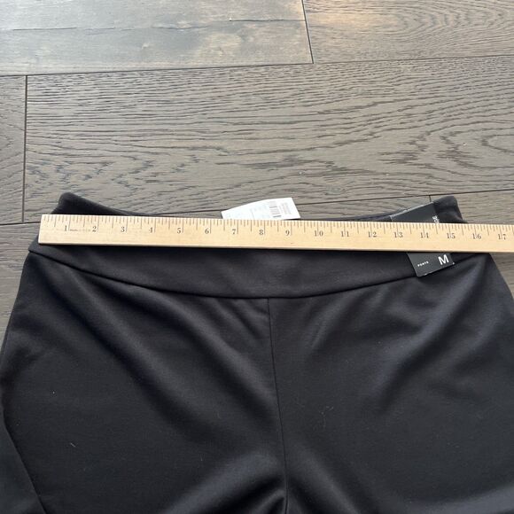 NWT NEW YORK & Co Pull On Black Wide Leg Pointe Pants Size Medium - Picture 6 of 7